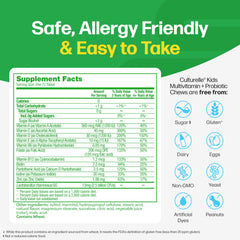 Close-up of Culturelle chewables with fruity flavor and kid-friendly texture.