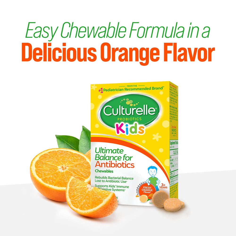 Balanced digestion illustration after probiotic use for kids