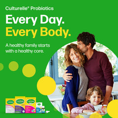 LGG probiotic bottle display emphasizing pediatric daily use