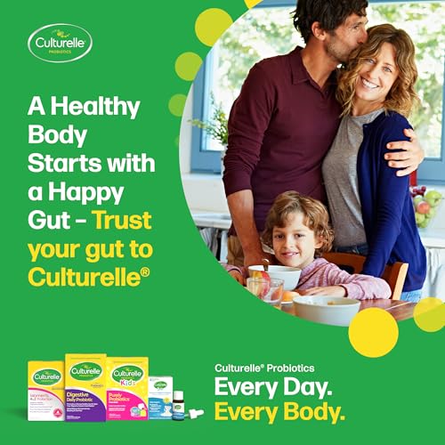 Culturelle packaging front view conveys trusted daily probiotic for weight management