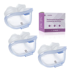 CUORD 3-pack nasal pillow with AirFit P10 seal for secure fit.