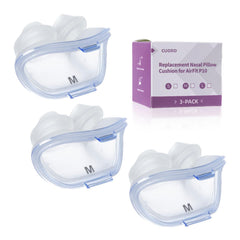 CUORD AirFit P10 nasal pillow 3-pack for a secure seal during restless sleep.