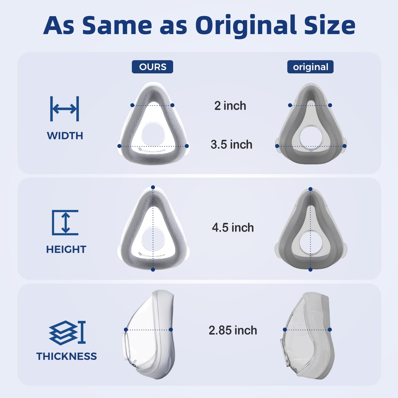 CUORD memory-foam surface feels smooth and skin-friendly during long wear.