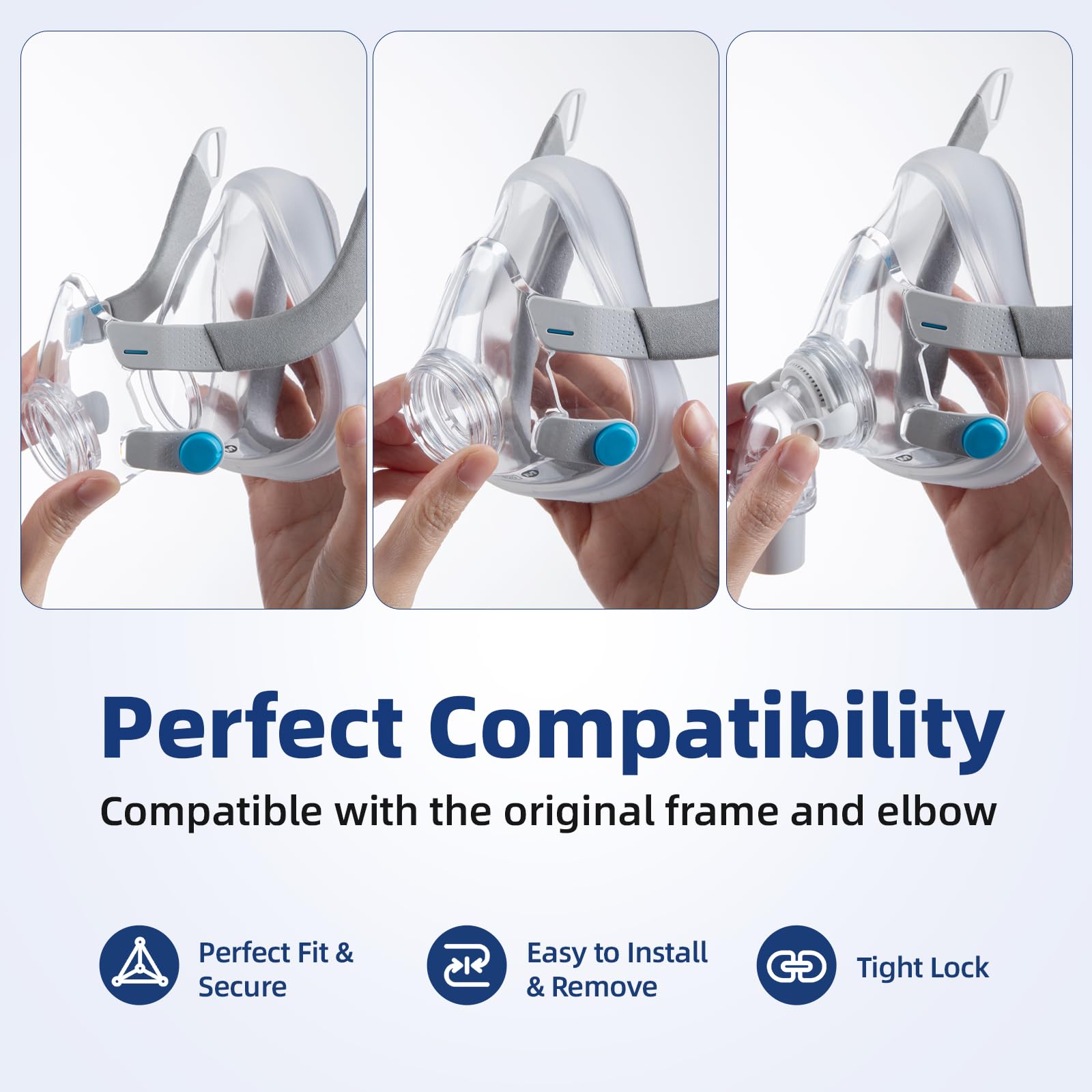 CUORD replacement cushion provides a reliable seal for calmer nights.