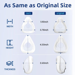 CUORD silicone cushion soft-touch material provides gentle daily wear