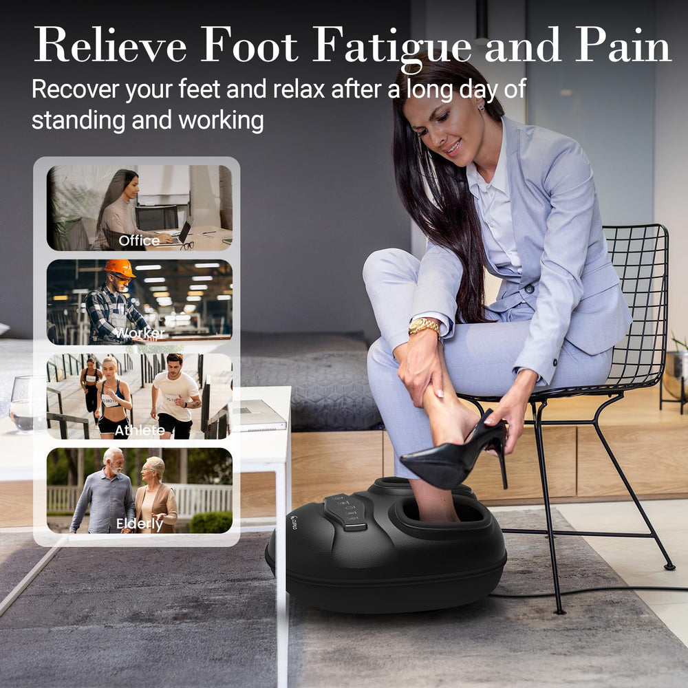 CuPiLo five compression levels on instep, heel, and ankle.