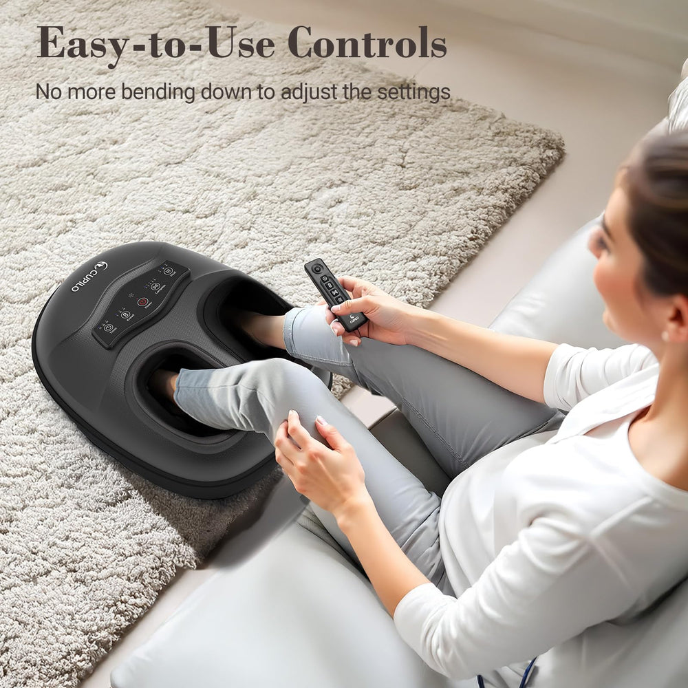 CuPiLo massager offers heat settings up to 131°F for customization.