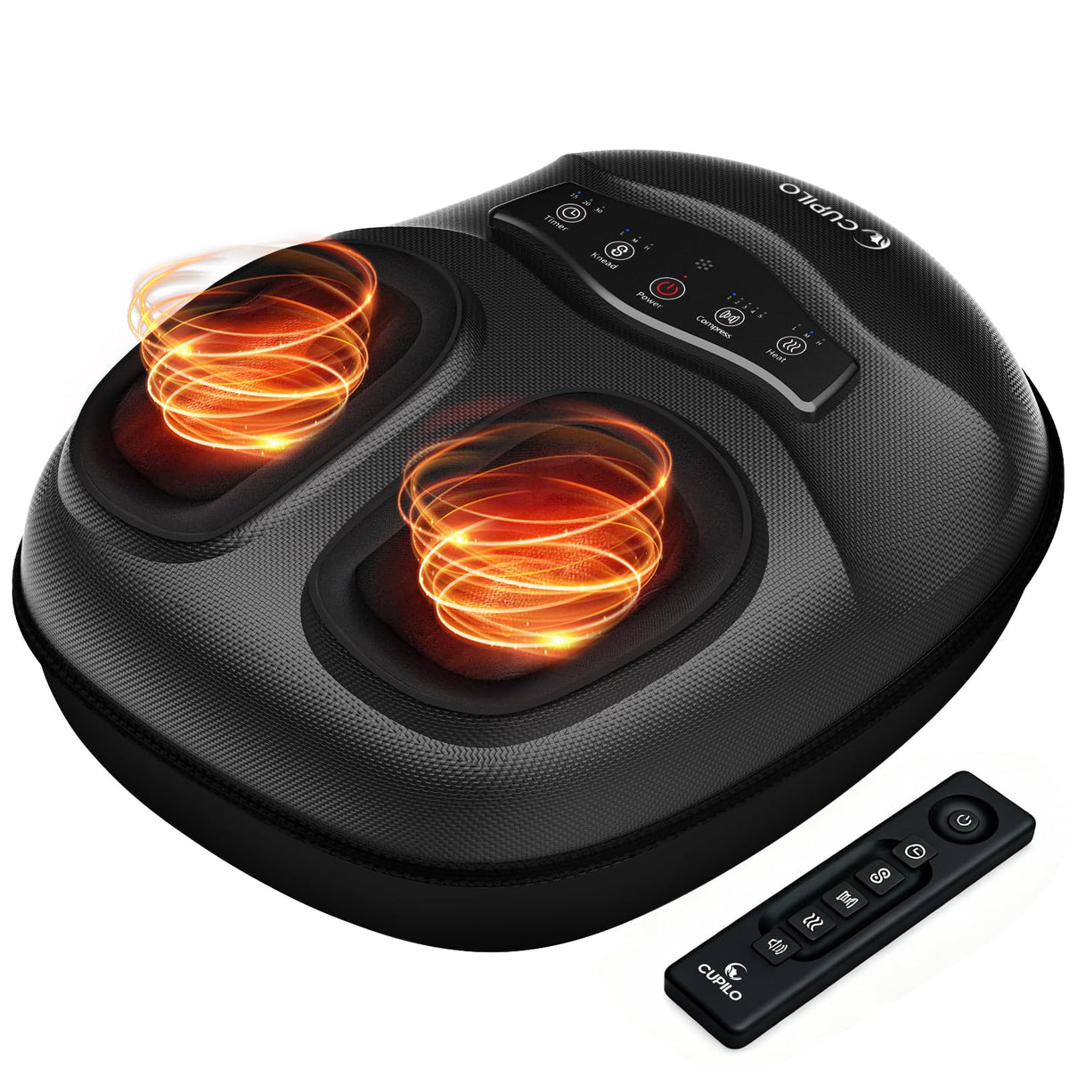 CuPiLo foot massager remote control enables easy operation during relaxation.