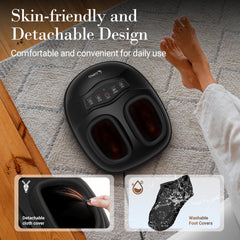 CuPiLo massager fitting up to a men’s size 13 for versatile use.