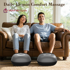 CuPiLo foot massager kneading action demonstrates deep tissue relief after long days.