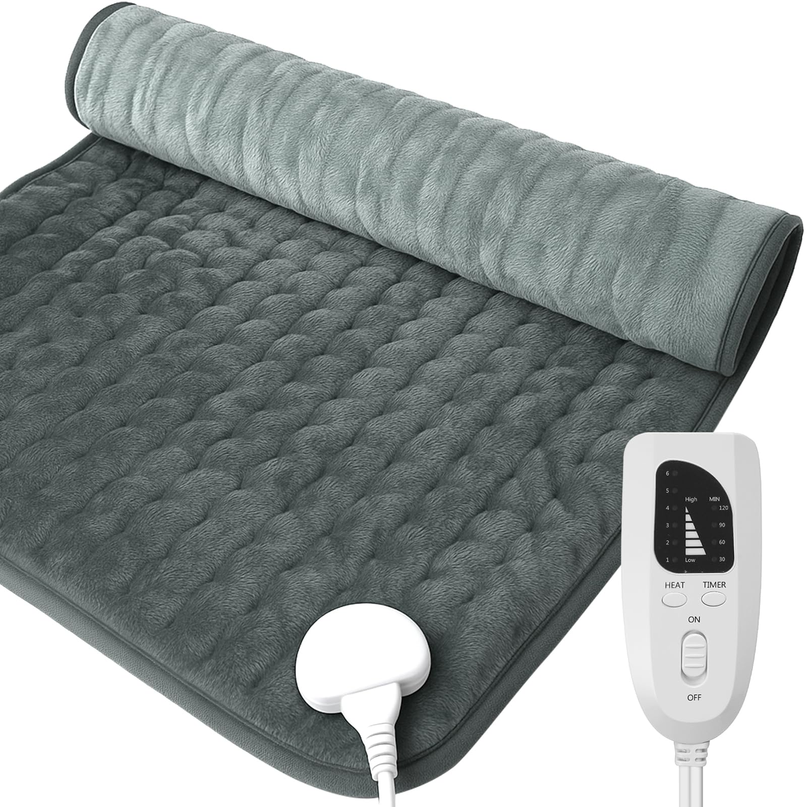 CuPiLo heating pad with full-back coverage for targeted warmth.