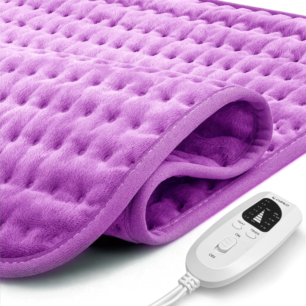 CuPiLo heating pad with full-back coverage for neck to hips, ideal for comfort