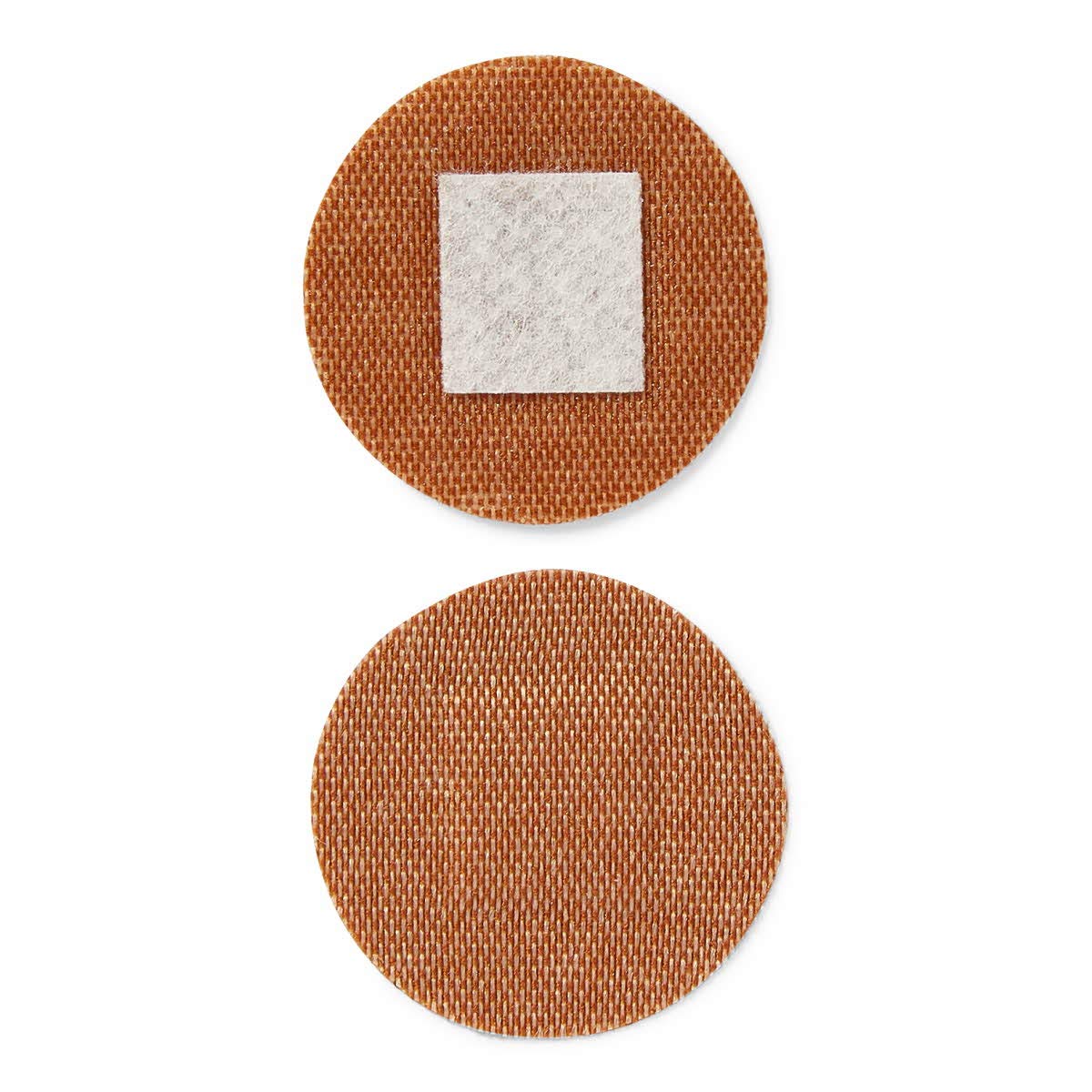 Curad flex fabric bandage box set inside a 12-box case for bulk purchases.