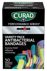 Curad Ironman finger and knuckle bandages offering secure protection during sports.