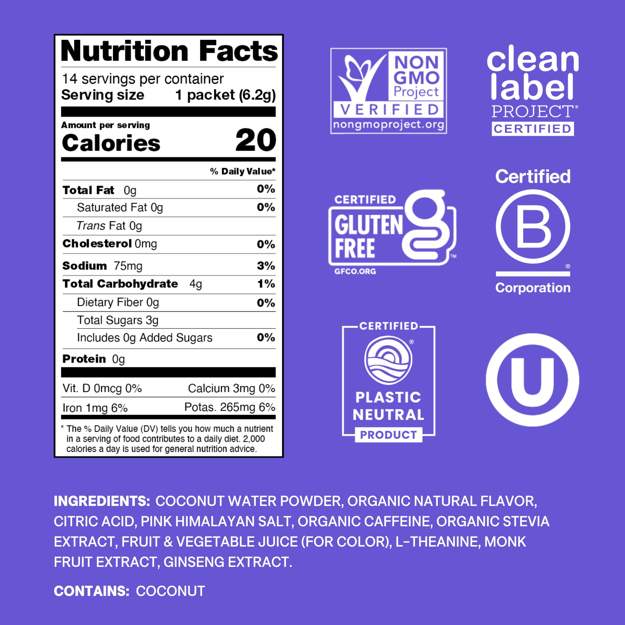 Cure Hydration Performance mixing with water in a glass for refreshing hydration.