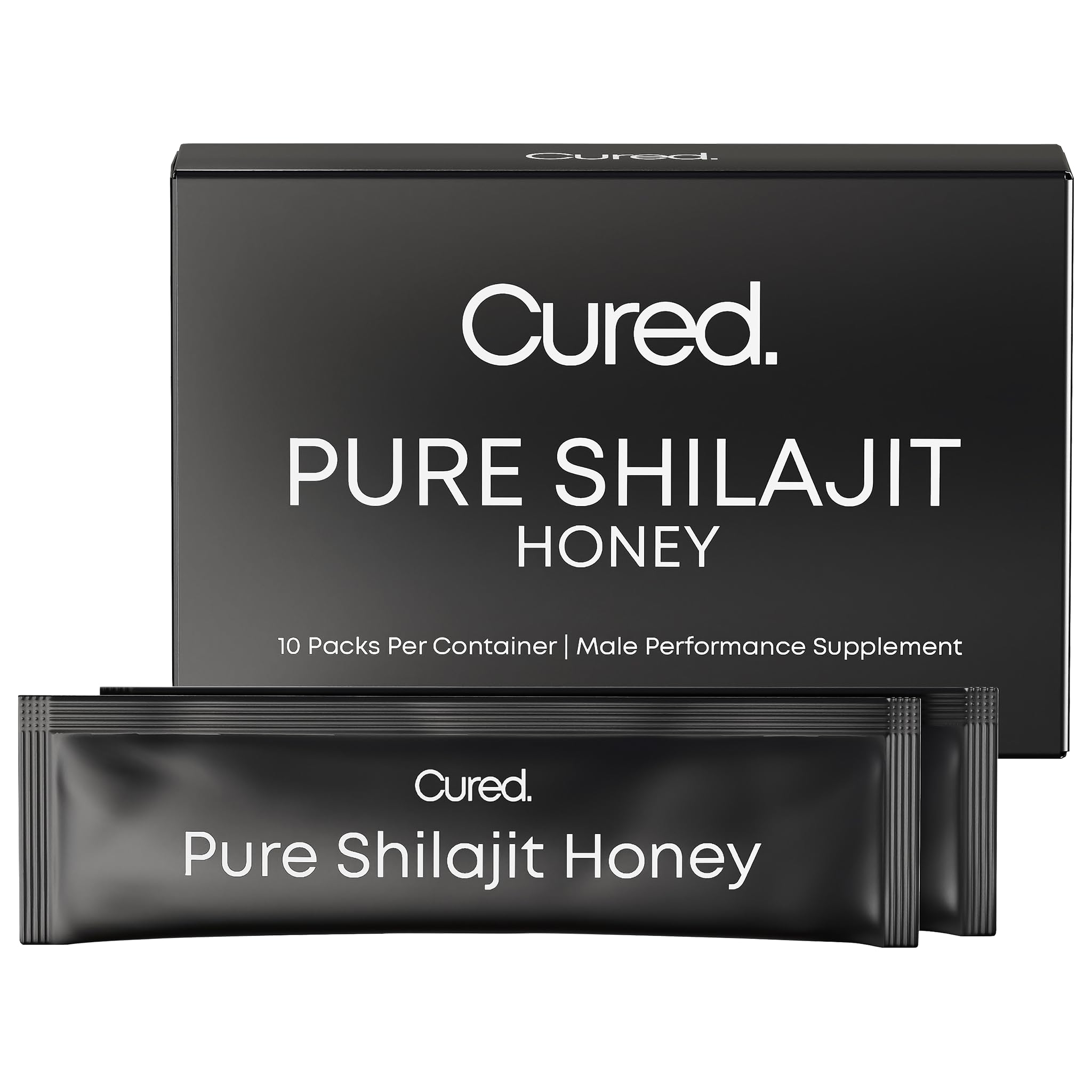 Cured Pure Himalayan Shilajit Honey Stick pack shows sticks for daily energy.