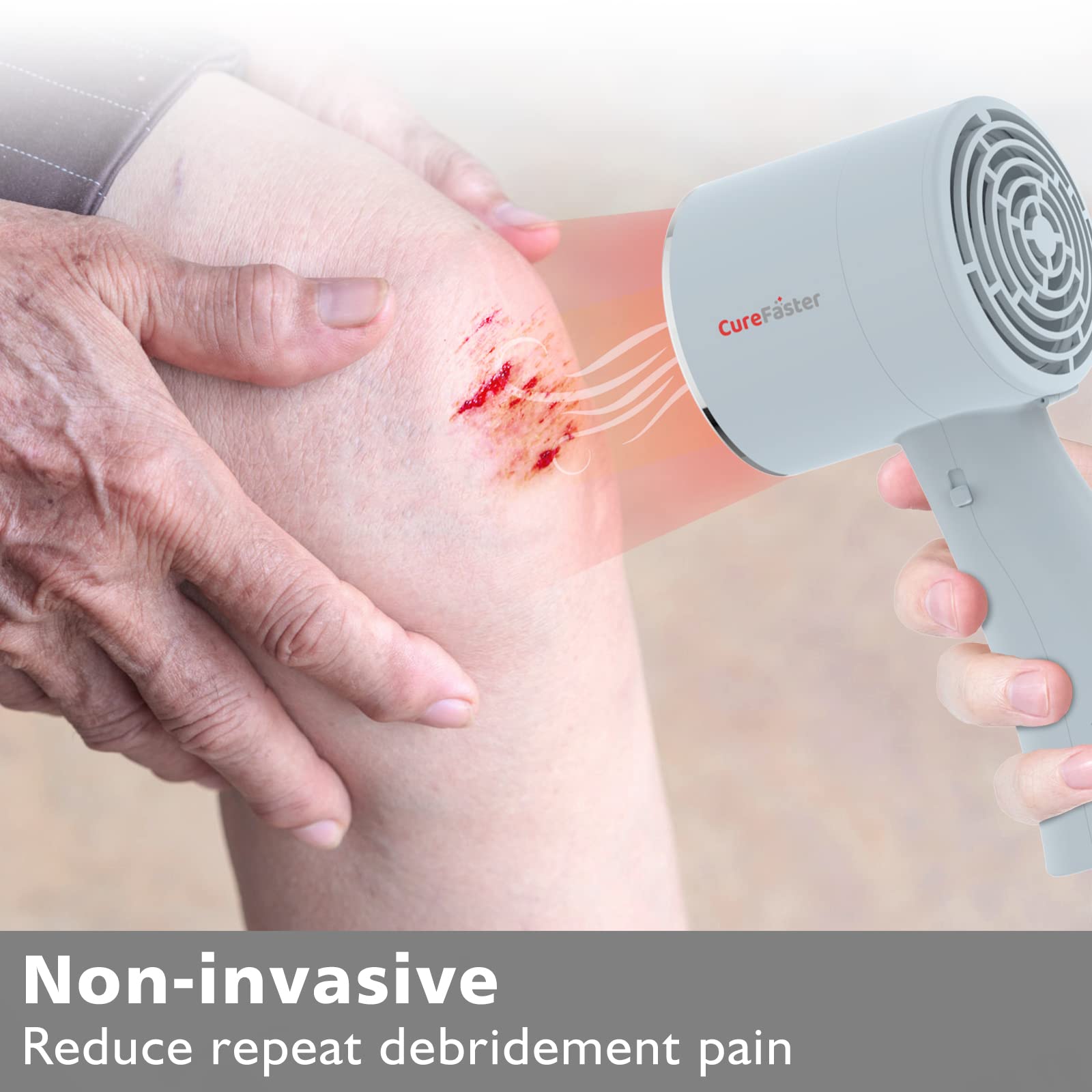 Curefaster portable wound care setup enabling convenient home treatment