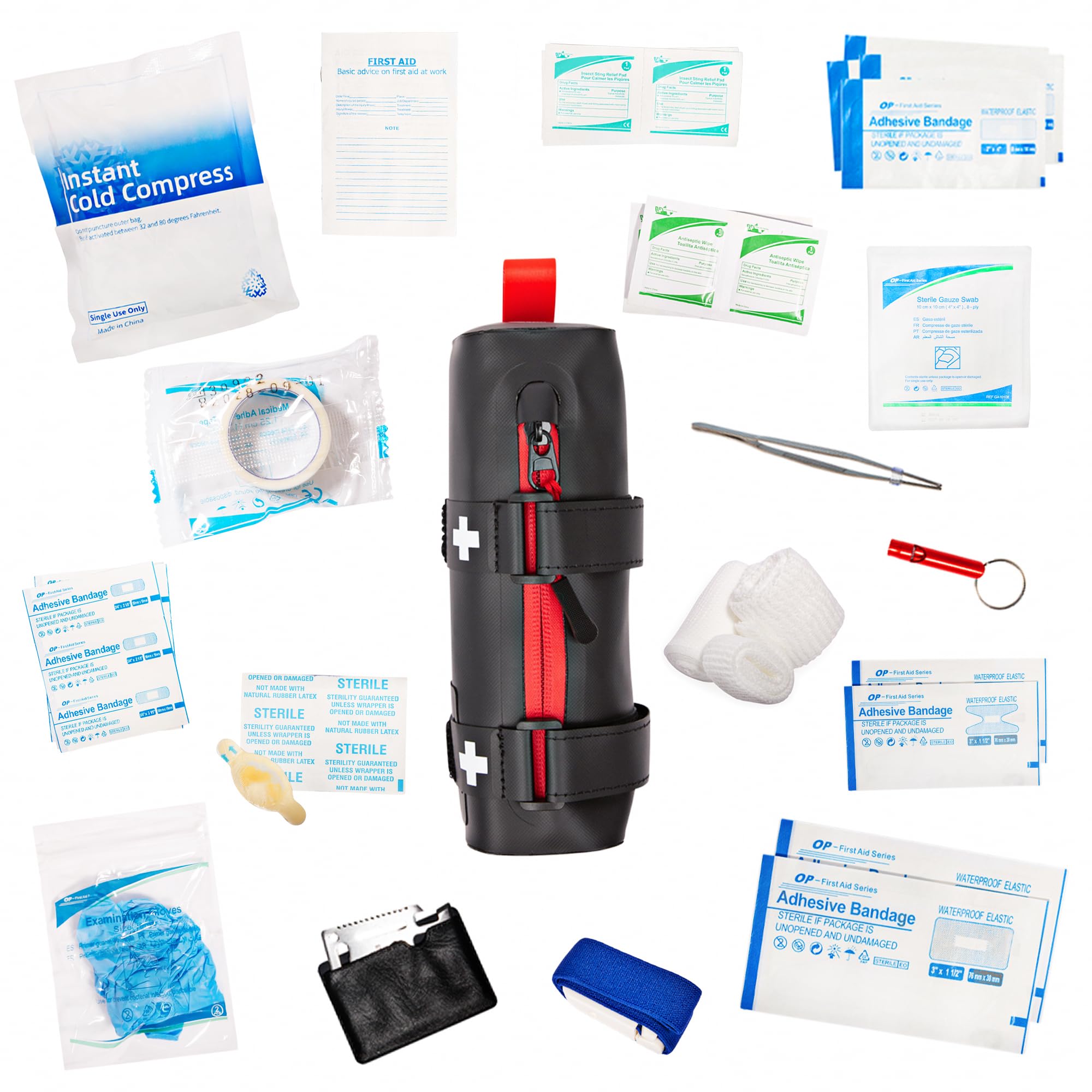 CureIT case features easy-access zippers for quick use