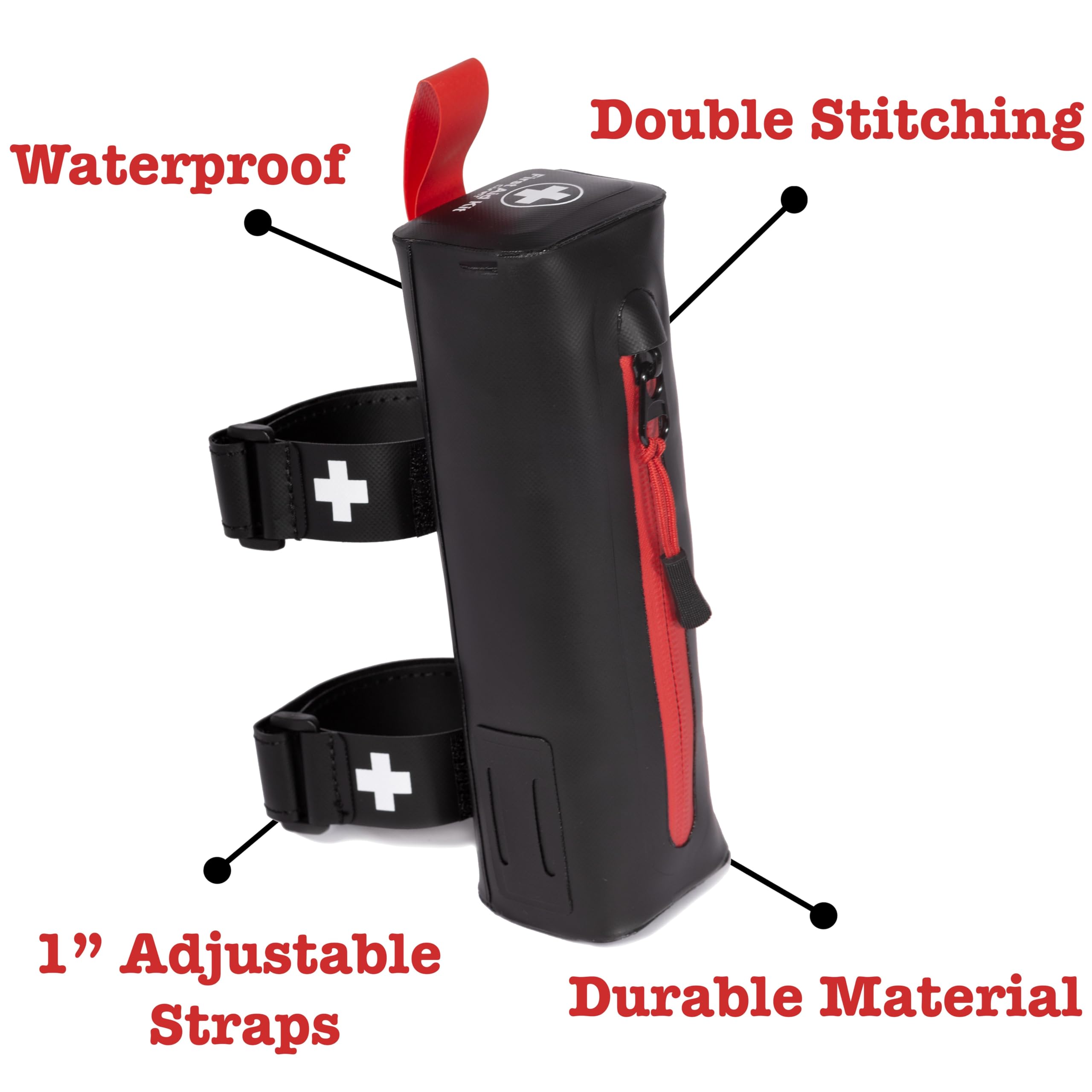 CureIT waterproof case keeps supplies dry in rain or mud