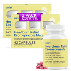 Curist Esomeprazole 20mg capsules front view for daily heartburn relief potential
