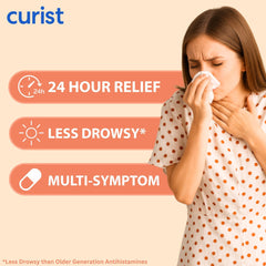Curist Levocetirizine compact travel pack for convenient use.