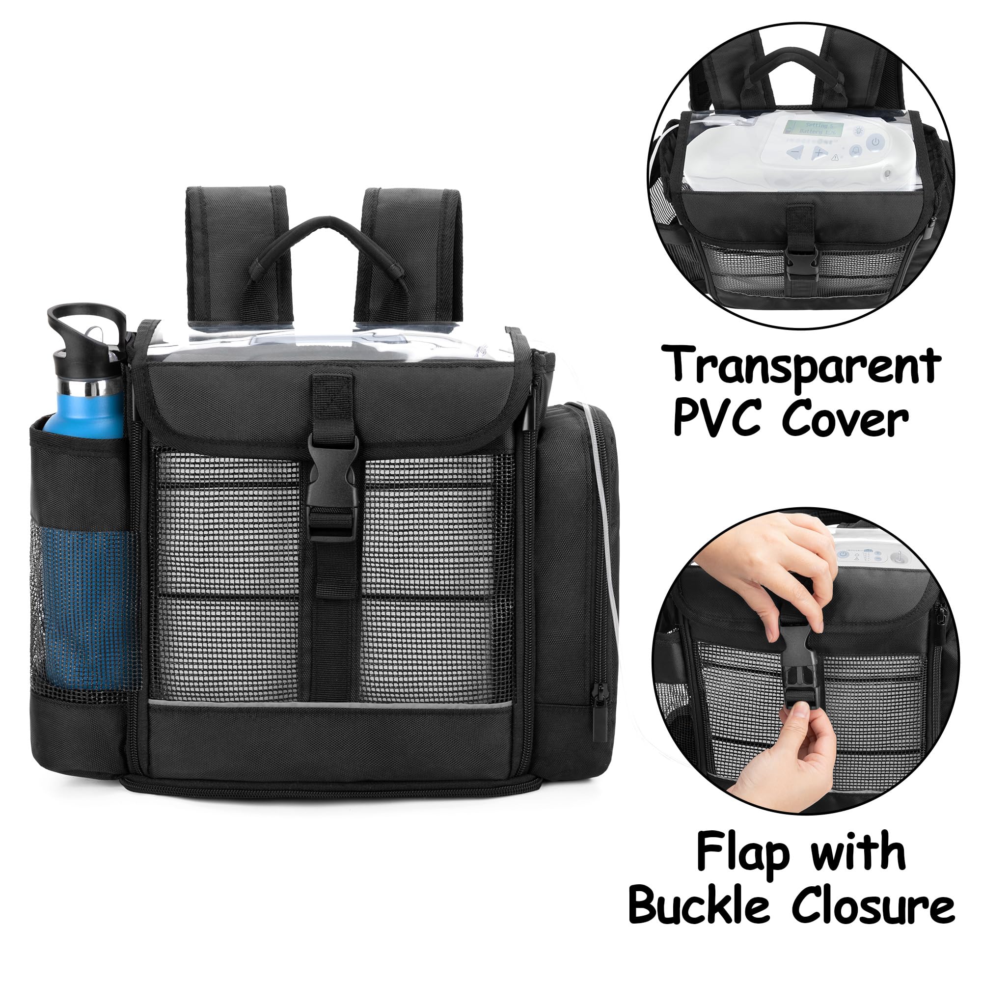 CURMIO heavy-duty nylon shell withstands daily use while keeping your gear protected.