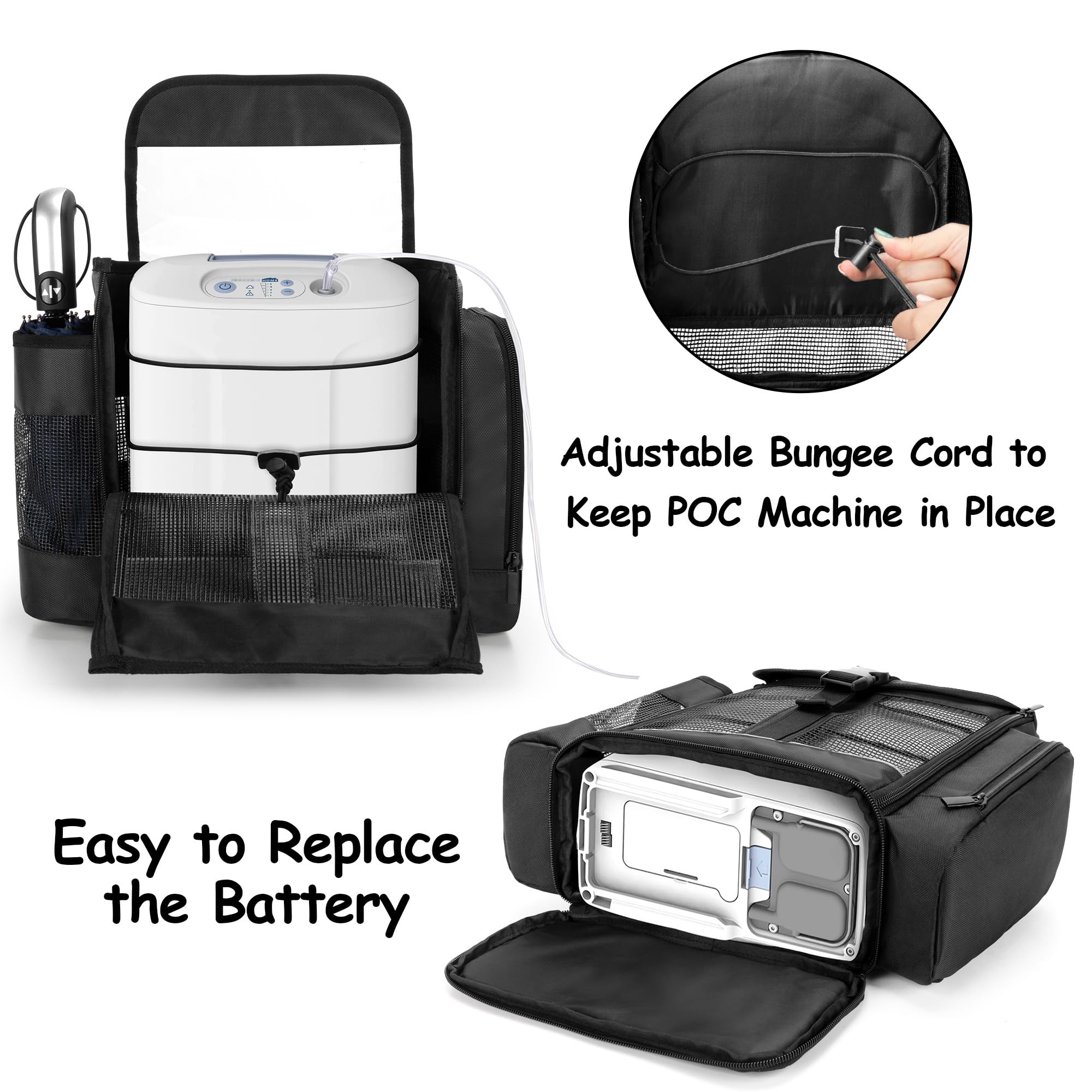 CURMIO backpack ventilation mesh panels promote airflow and comfortable carrying during long trips.