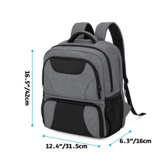 CURMIO CPAP backpack durable nylon exterior with velvet lining protects equipment.