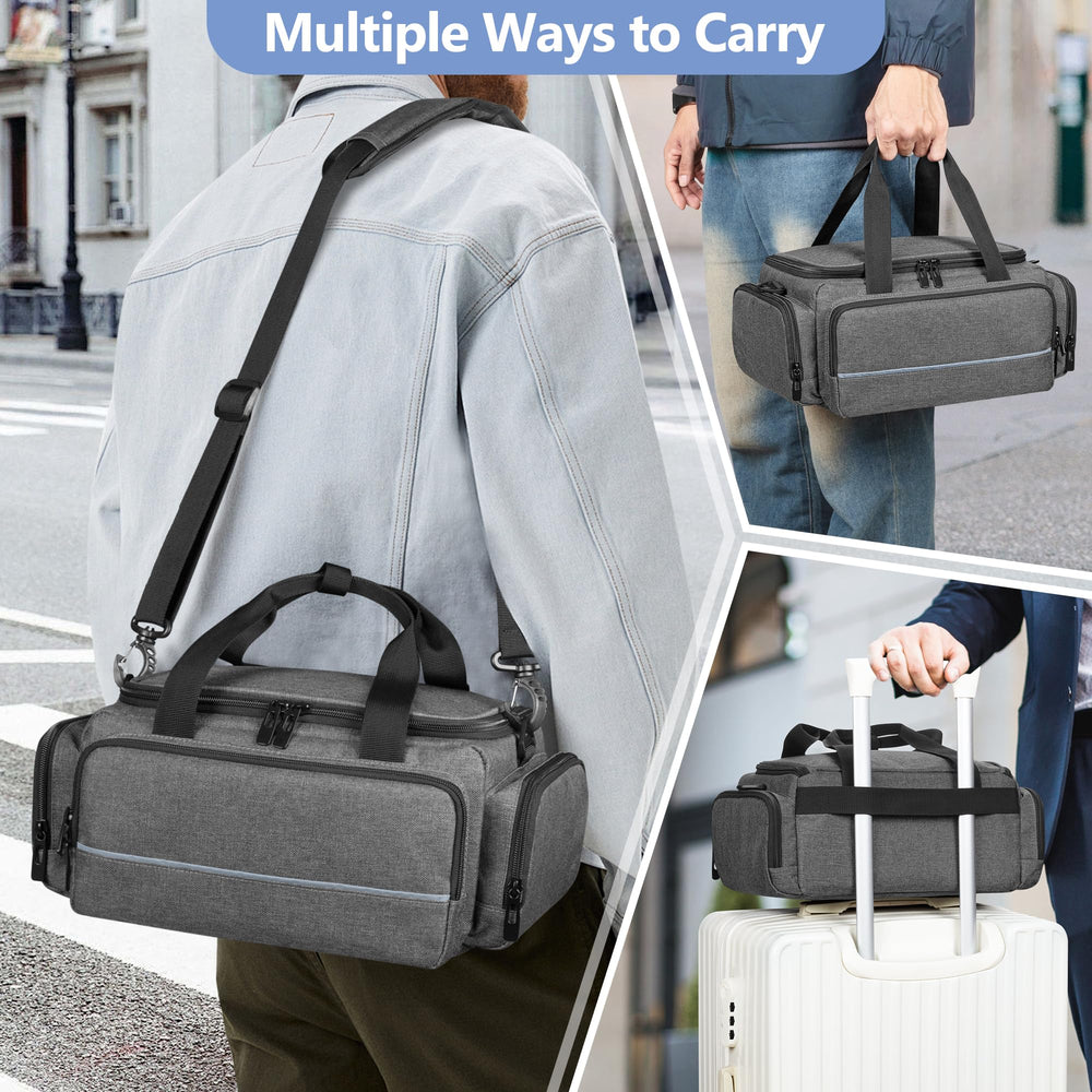 CURMIO CPAP travel bag detachable shoulder strap for versatile carrying