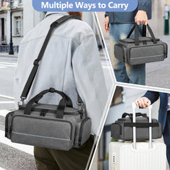 CURMIO CPAP travel bag detachable shoulder strap for versatile carrying