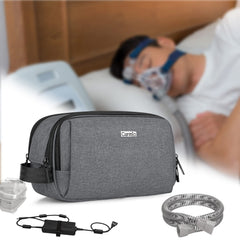 Compact dimensions fit easily in a backpack or suitcase for trips.
