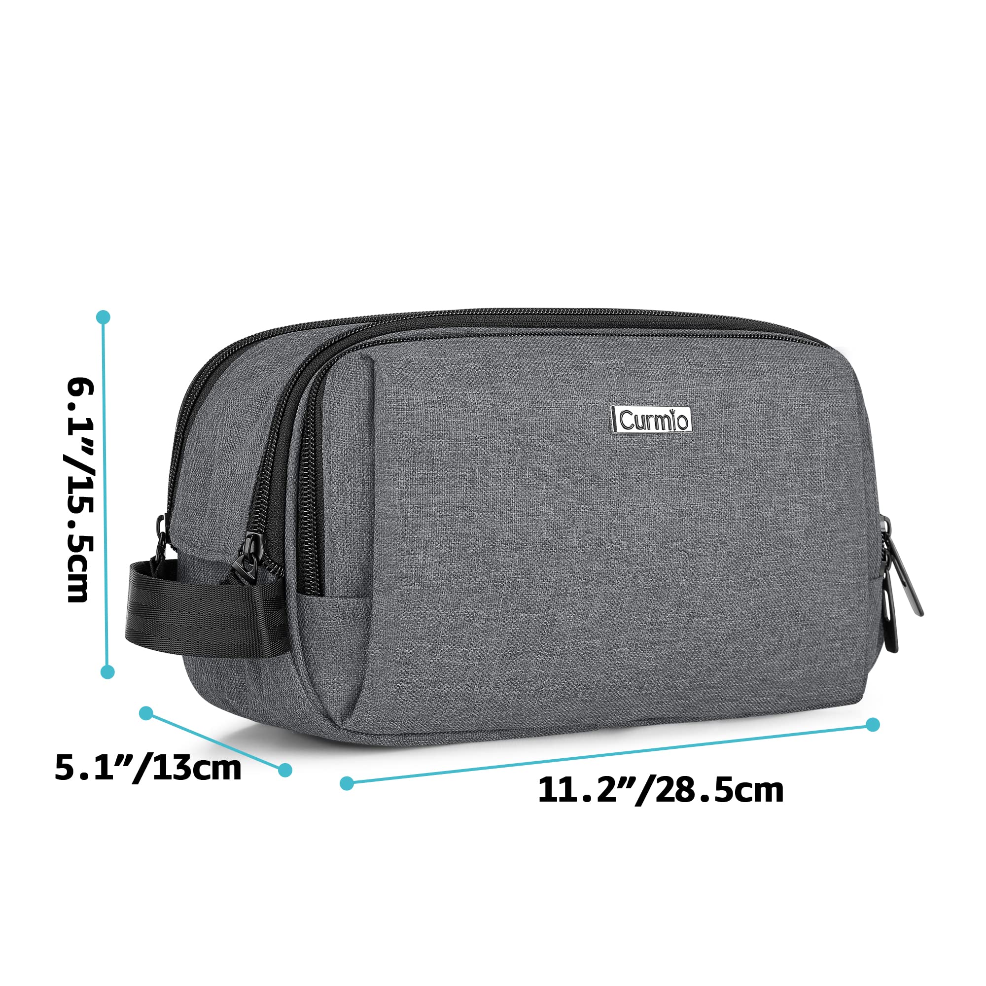 Ergonomic handle design makes carrying CURMIO bag comfortable while traveling.