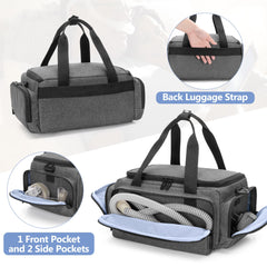 CURMIO CPAP travel bag front pocket organized for hoses and masks