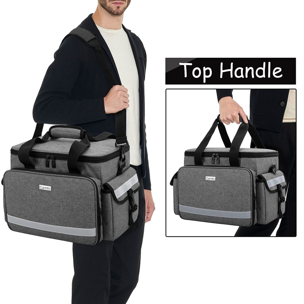 CURMIO medical bag water-resistant nylon keeps essentials protected.