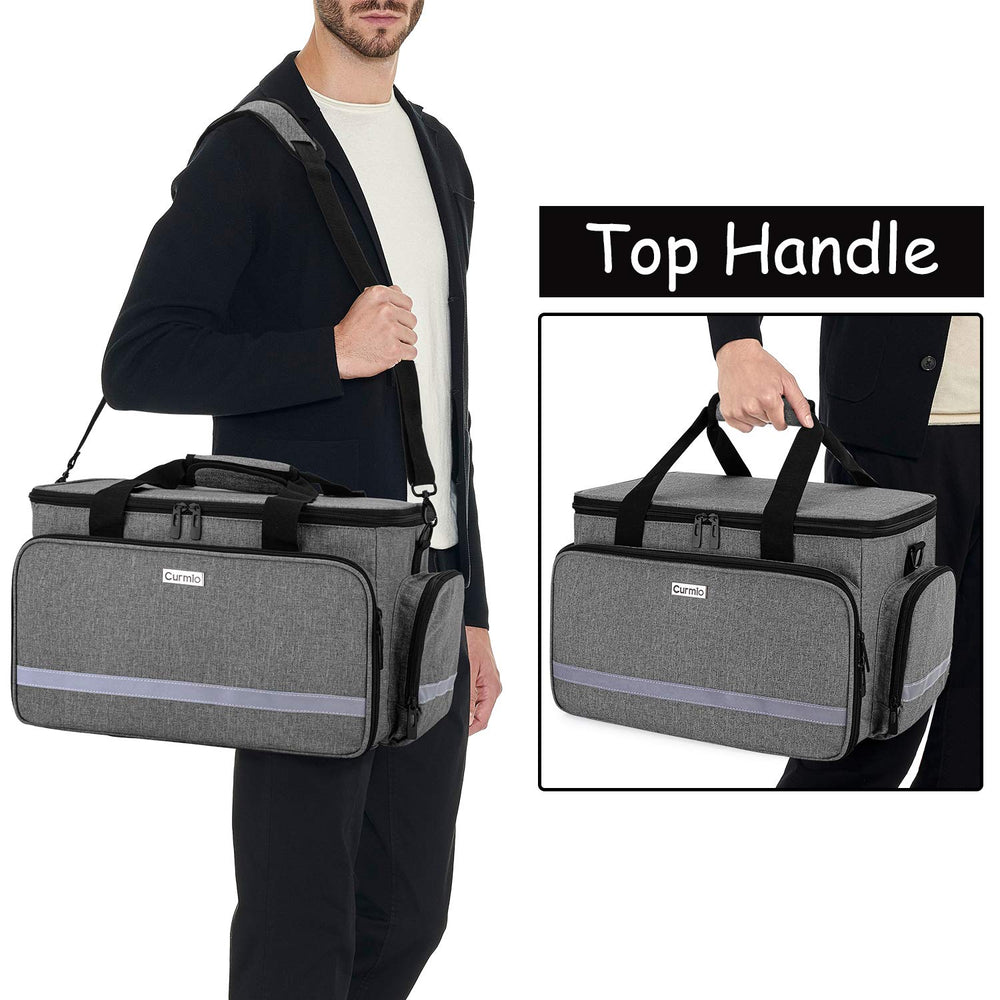Curmio Nurse Bag no-slip bottom reduces friction on varied surfaces