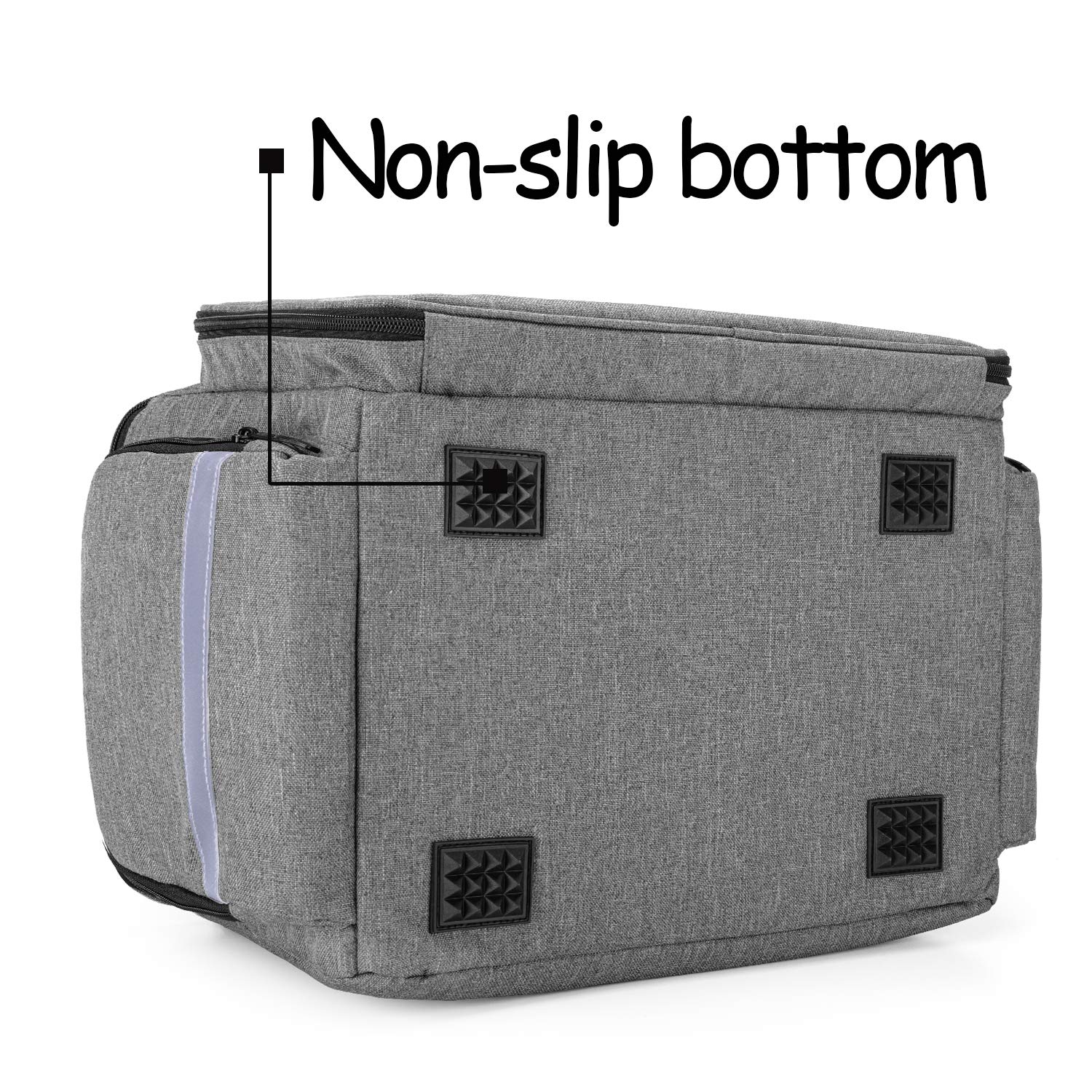 Curmio Nurse Bag reinforced top handle for sturdy carrying