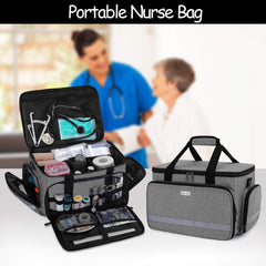 Curmio Nurse Bag size 15.8 by 10.8 by 8.8 inches