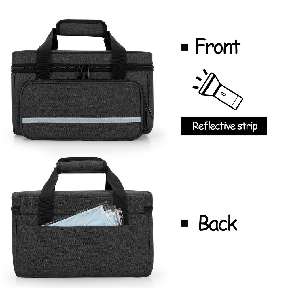 CURMIO front-pocket view demonstrates adaptive storage for tools and small items