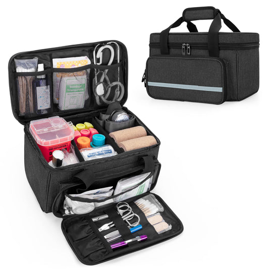 CURMIO small first aid bag front view shows organized layout for easy access