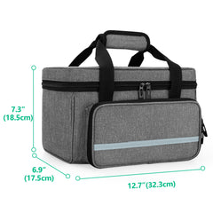 CURMIO small first aid bag water resistant fabric protects contents in rain or splashes.