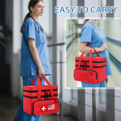 CURMIO durable nylon material highlights portable, rugged organization.