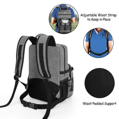 CURMIO backpack front and side pockets organize phones, keys, and essentials