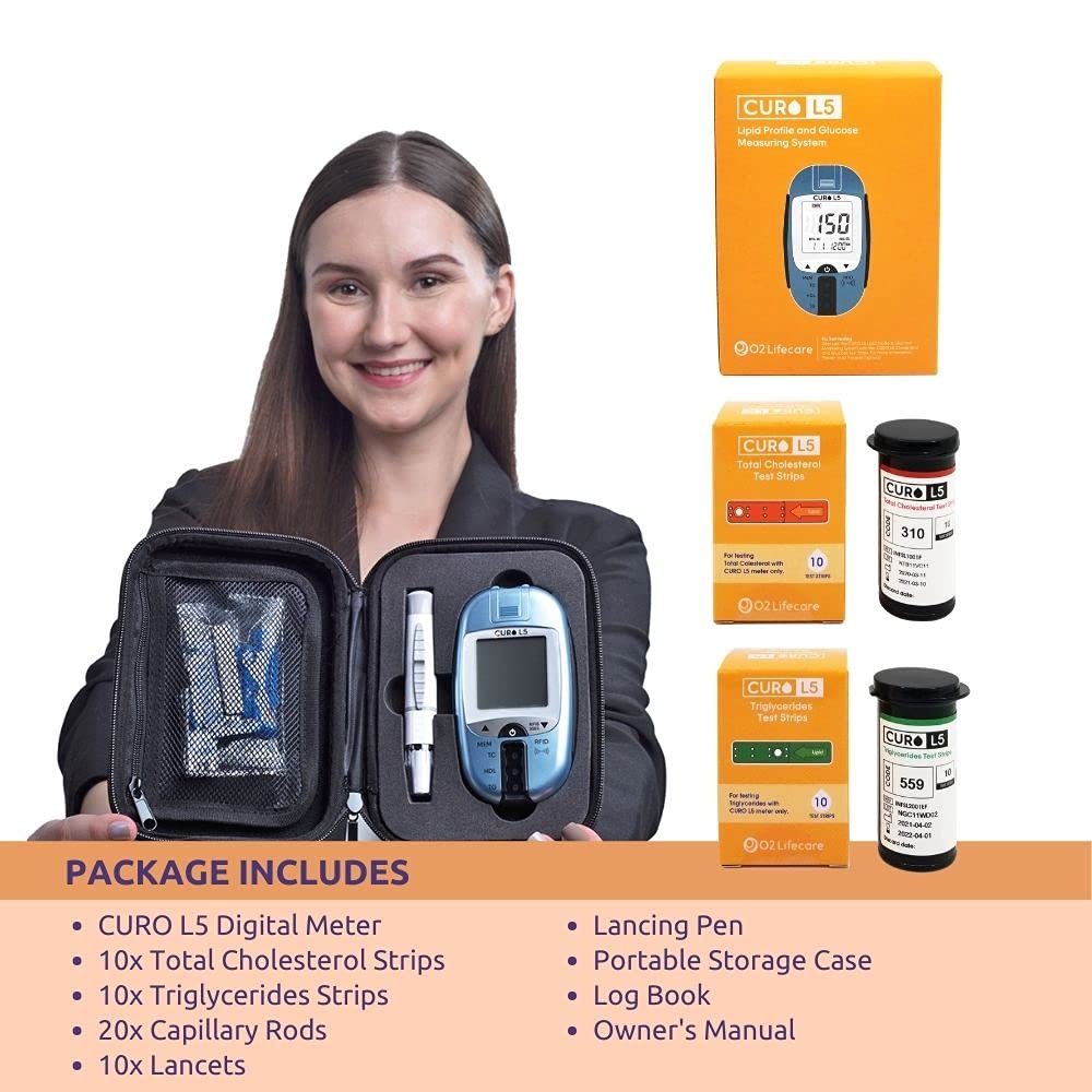 CUROfit lancets included for safe, minimal-prick collection.