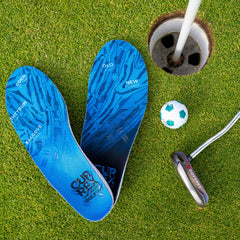 Currex GolfPro shock-absorbing cushioning from heel to toe.