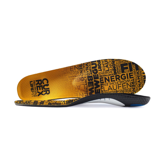 Currex Lifefit arch-support delivers dynamic alignment for daily comfort.