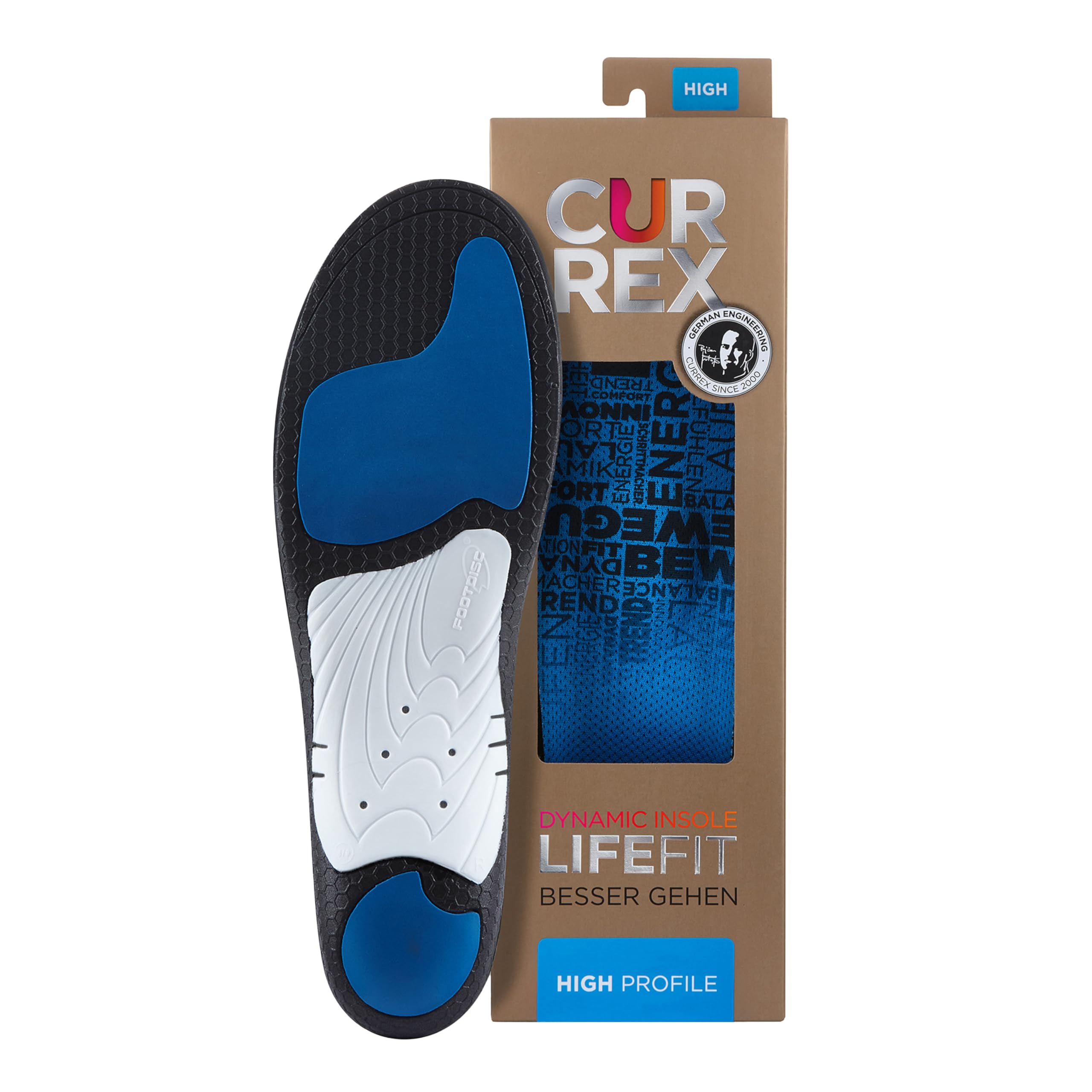 CURREX LifeFit forefoot pad closeup for targeted relief during long walks
