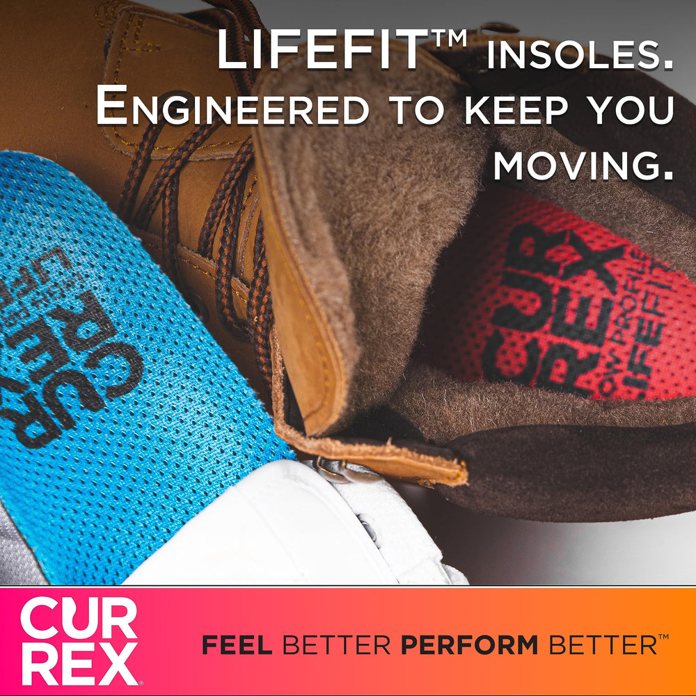 CURREX LifeFit forefoot pad detail for targeted relief.