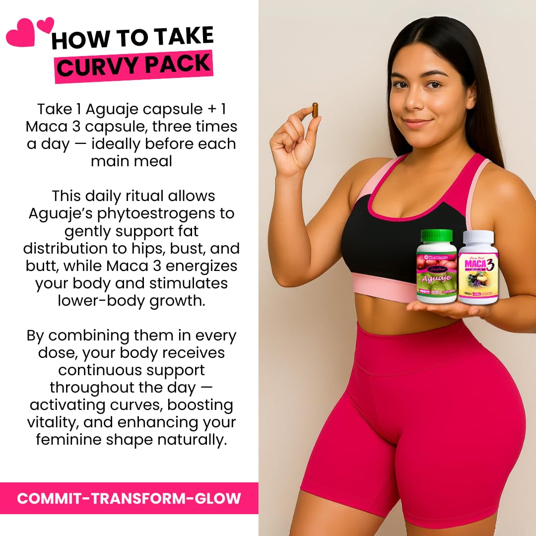 Curvy Fruit black maca capsules for daily balance