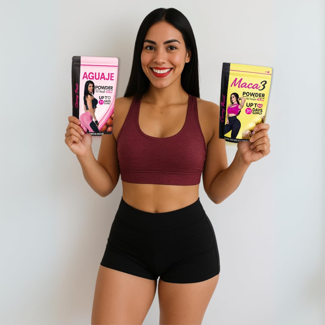 Curvy Fruit powder mix in a smoothie boosts daily routine.