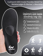 Cushwork cushioned orthotics deliver maximum cushioning for sports and walking.